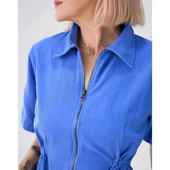 Blue Noble Utility Dress - Picture 2 of 5